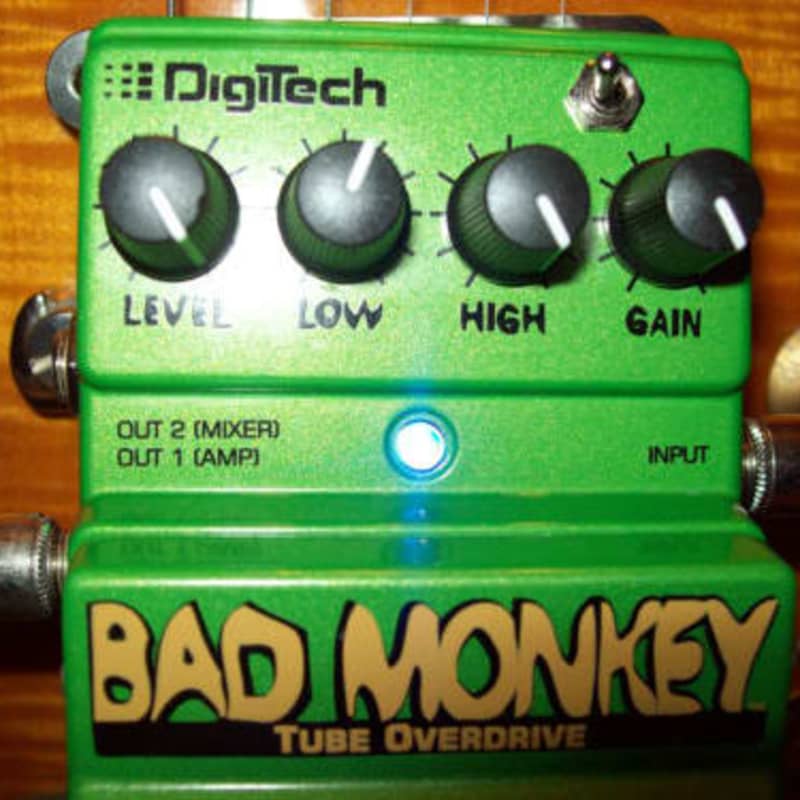 used DigiTech Bad Monkey Tube Overdrive Green - Effect Pedal