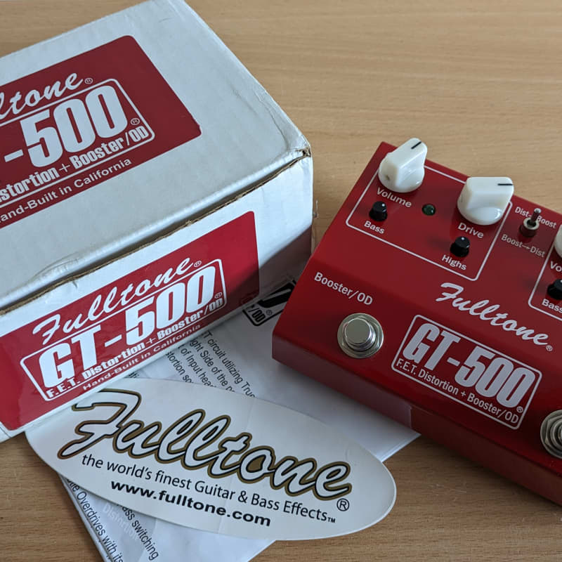 used 2010s Fulltone GT-500 Red - Effect Pedal