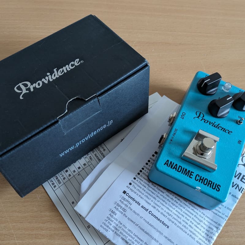 used 2010s Providence Anadime Chorus ADC-4 Blue - Effect Pedal