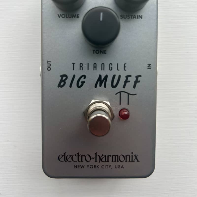 used 2018 - Present Electro-Harmonix Triangle Big Muff Pi Silver - Effect Pedal