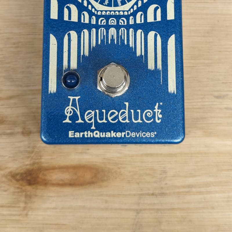 used 2018 - Present EarthQuaker Devices Aqueduct Vibrato Blue Spark... - Effect Pedal