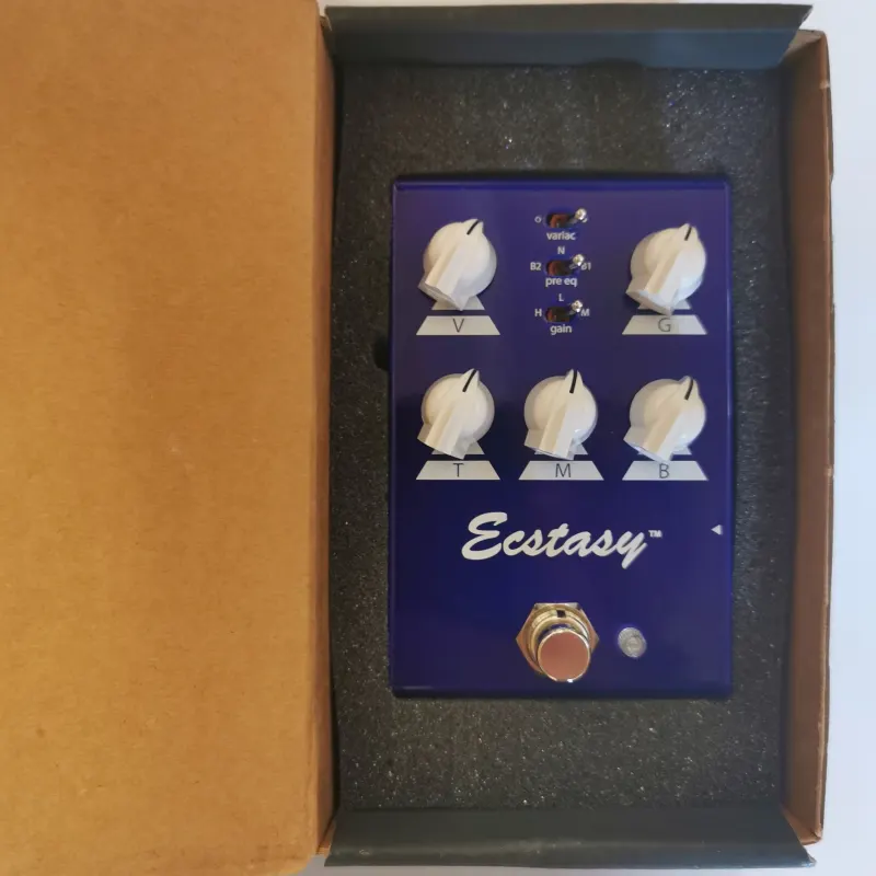 used 2018 Bogner Ecstasy Blue Mini Overdrive Blue - Effect Pedal