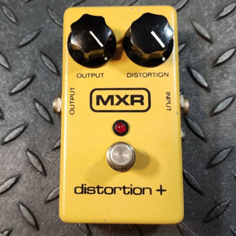 used 1975 - 1984 MXR MX-104 Block Distortion + Yellow - Effect Pedal