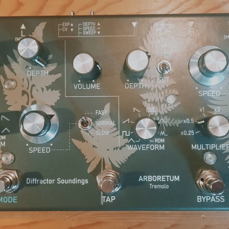 used 2022 Diffractor Soundings Arboretum Dark Grey + leaves - Effect Pedal