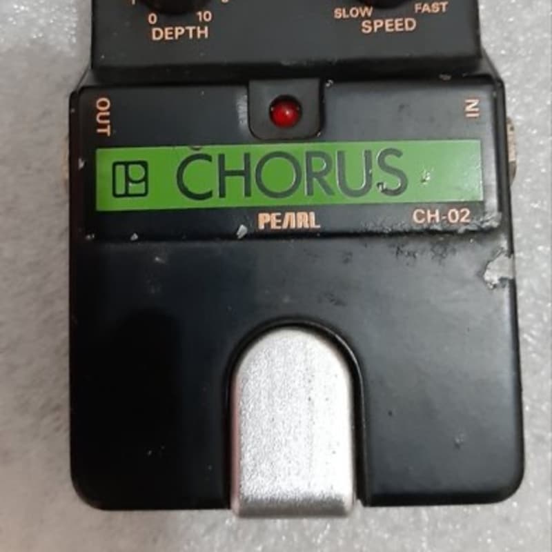 used 1980s Pearl CH-02 Chorus Black - Effect Pedal