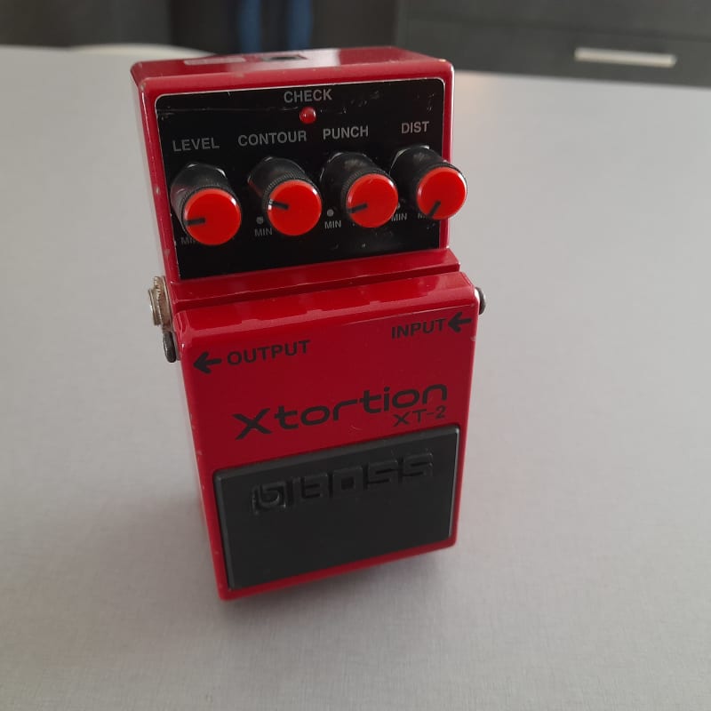 used 1996 - 1998 Boss XT-2 Xtortion (Silver Label) Red - Effect Pedal