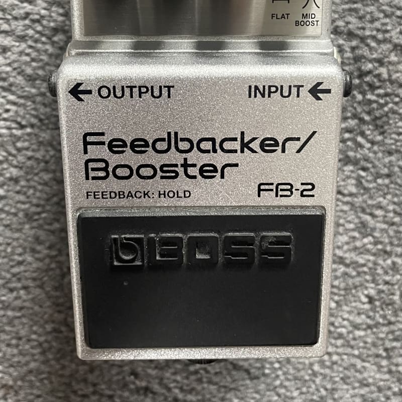 used 2011 - Present Boss FB-2 Feedbacker/Booster Silver - Effect Pedal