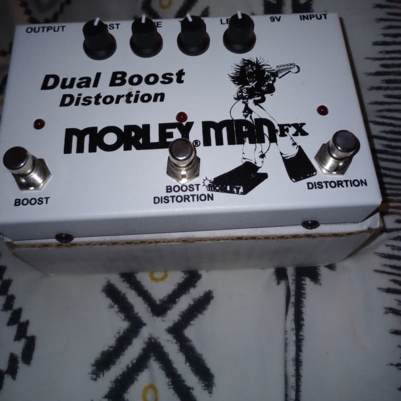 used 2010s Morley MDB2 Dual Boost Distortion Silver - Effect Pedal