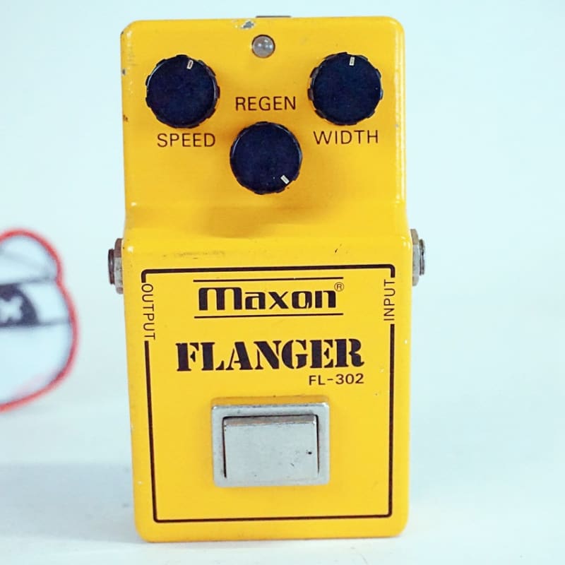 used 1980s Maxon FL-302 Flanger Yellow - Effect Pedal