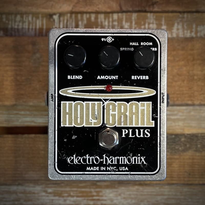 used 2008 - 2022 Electro-Harmonix Holy Grail Plus Reverb Black / Go... - Effect Pedal