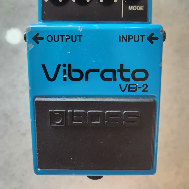 used 1982 - 1986 Boss VB-2 Vibrato (Black Label) Blue - Effect Pedal