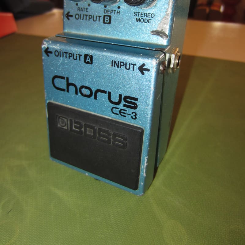 used 1980s Boss CE-3 Chorus Pedal Blue - Effect Pedal