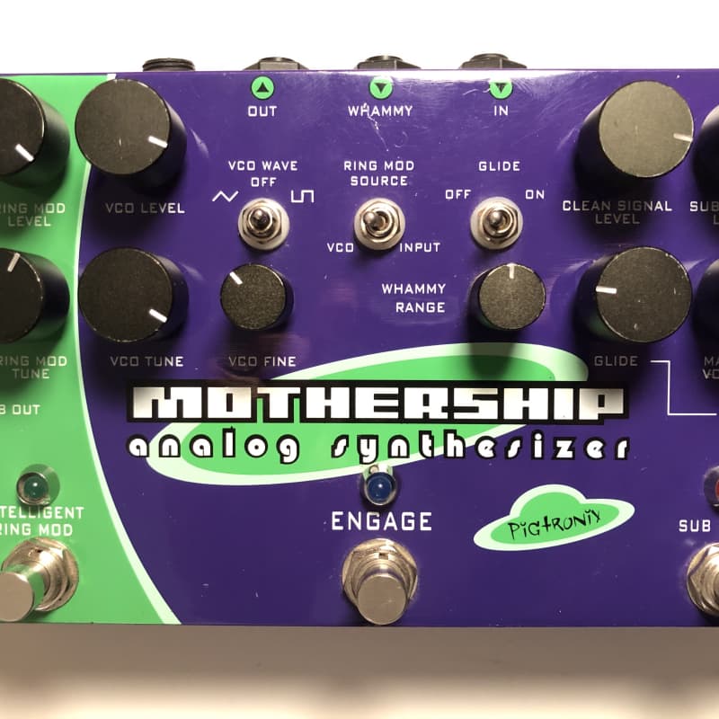 used 2012 Pigtronix Mothership Green & Purple - Effect Pedal