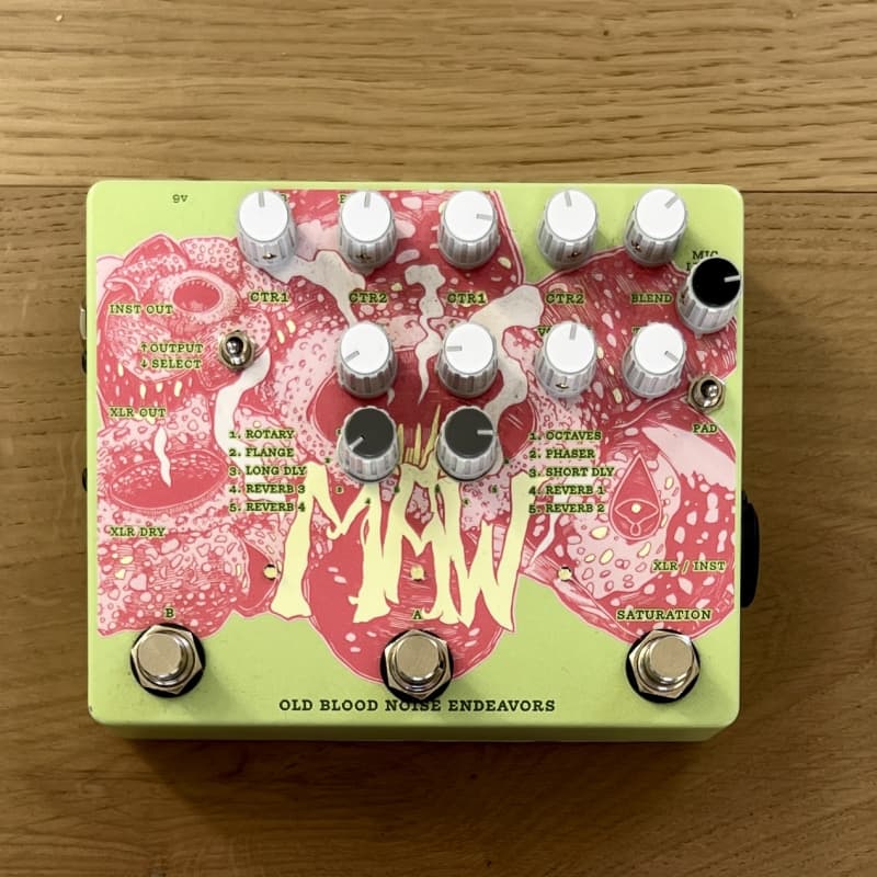 used 2019 - Present Old Blood Noise Endeavors MAW XLR Pedal Green - Effect Pedal