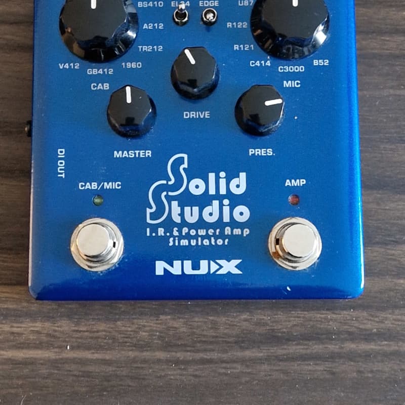 used 2010s NuX NSS-5 Solid Studio IR and Power Amp Simulator Blue – Effect Pedal