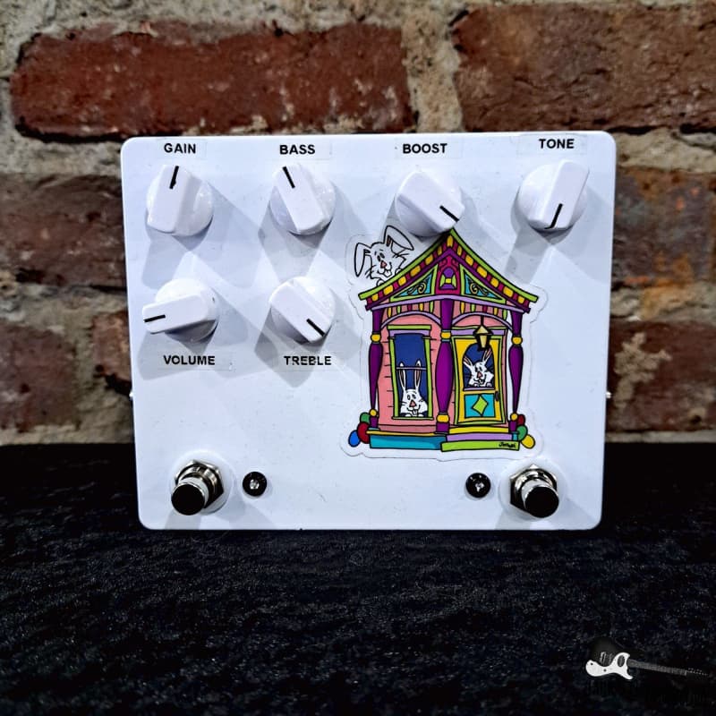 used 2010s Handmade Overdrive/Boost White - Effect Pedal