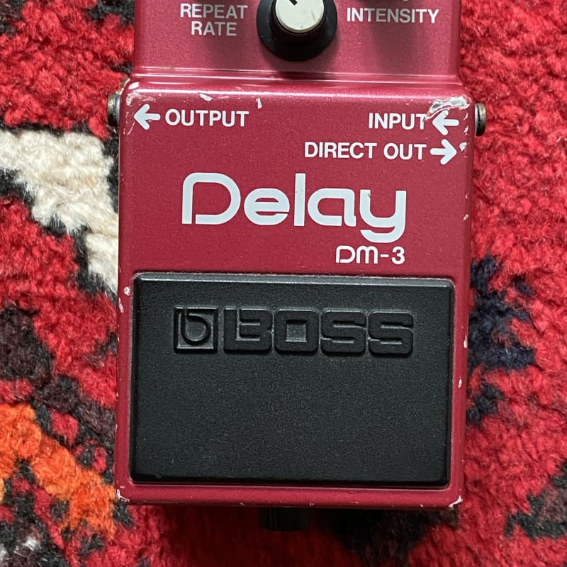 used Mid 80 s Boss DM-3 Delay Pink - Effect Pedal