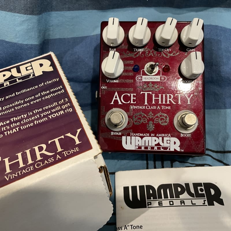 used 2010s Wampler Ace Thirty Red - Effect Pedal