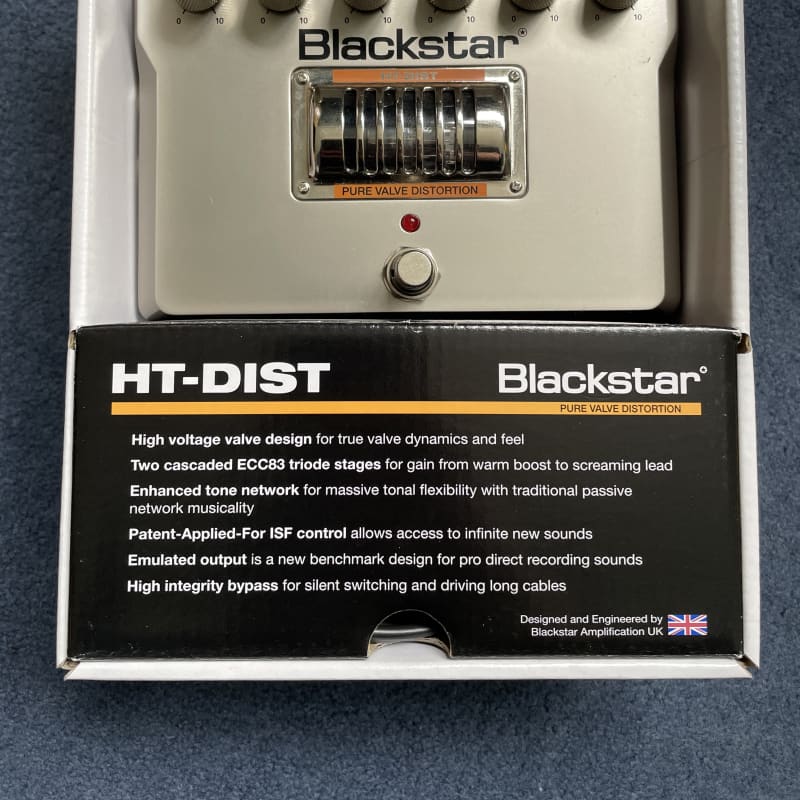 used 2010s Blackstar HT-Dist Tube Distortion Pedal Silver - Effect Pedal