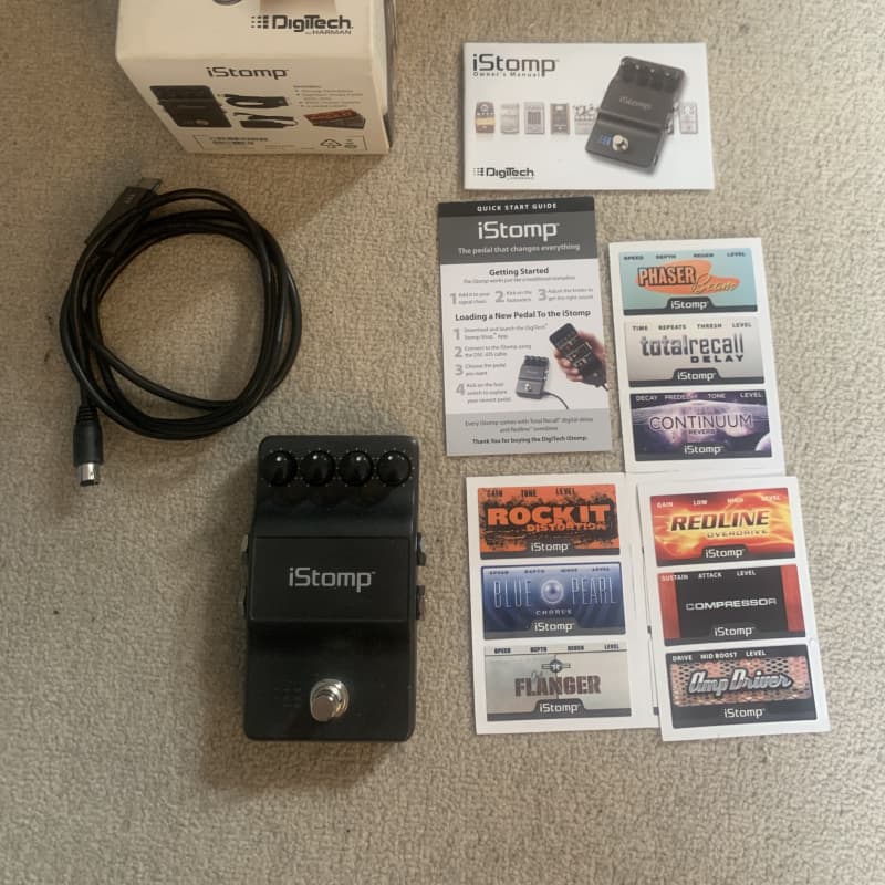 used 2010s DigiTech iStomp Black - Effect Pedal