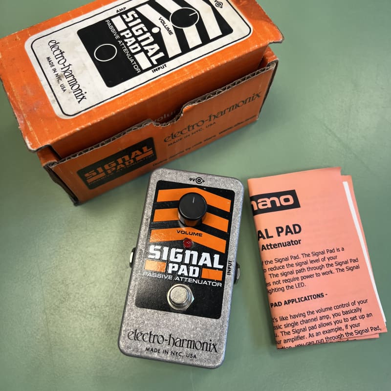 used 2008 - Present Electro-Harmonix Signal Pad Passive Attenuator ... - Effect Pedal