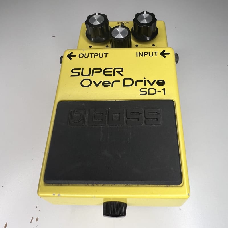 used 2000's Boss SD-1 Super OverDrive with Monte Allums Mod Yellow - Effect Pedal