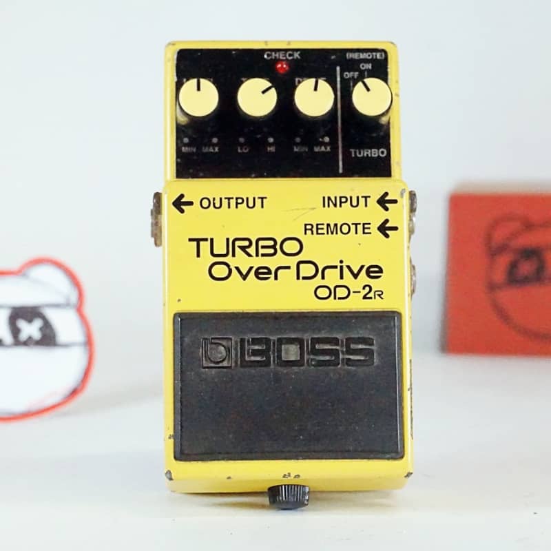 used 1996 Boss OD-2R Turbo OverDrive (Silver Label) Yellow - Effect Pedal