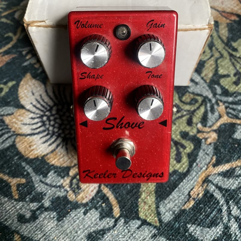 used 2010 Keeler Designs Shove distortion pedal Red - Effect Pedal