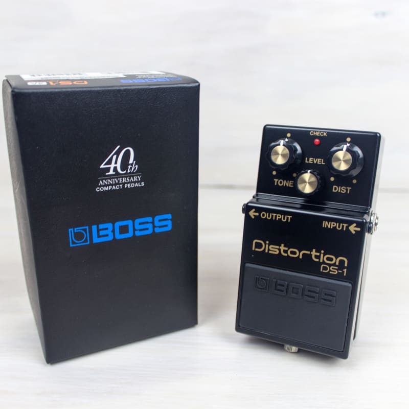 used 2017 Boss DS-1-4A Distortion 40th Anniversary Edition Black - Effect Pedal