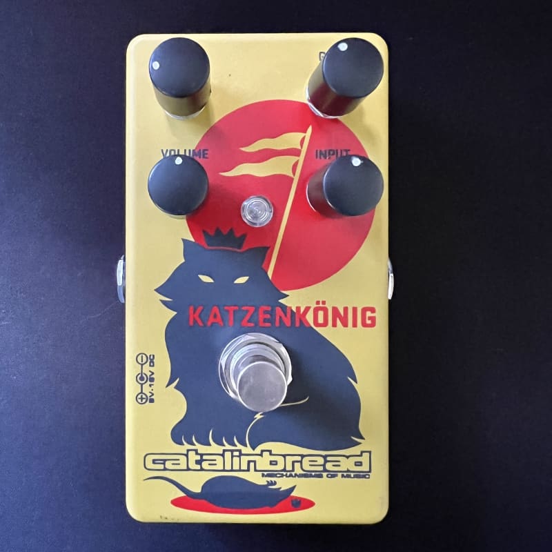 used 2015 - Present Catalinbread Katzenk nig Fuzz / Distortion Yellow - Effect Pedal