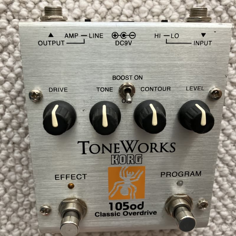 used Korg ToneWorks 105od Classic Overdrive Metal - Effect Pedal