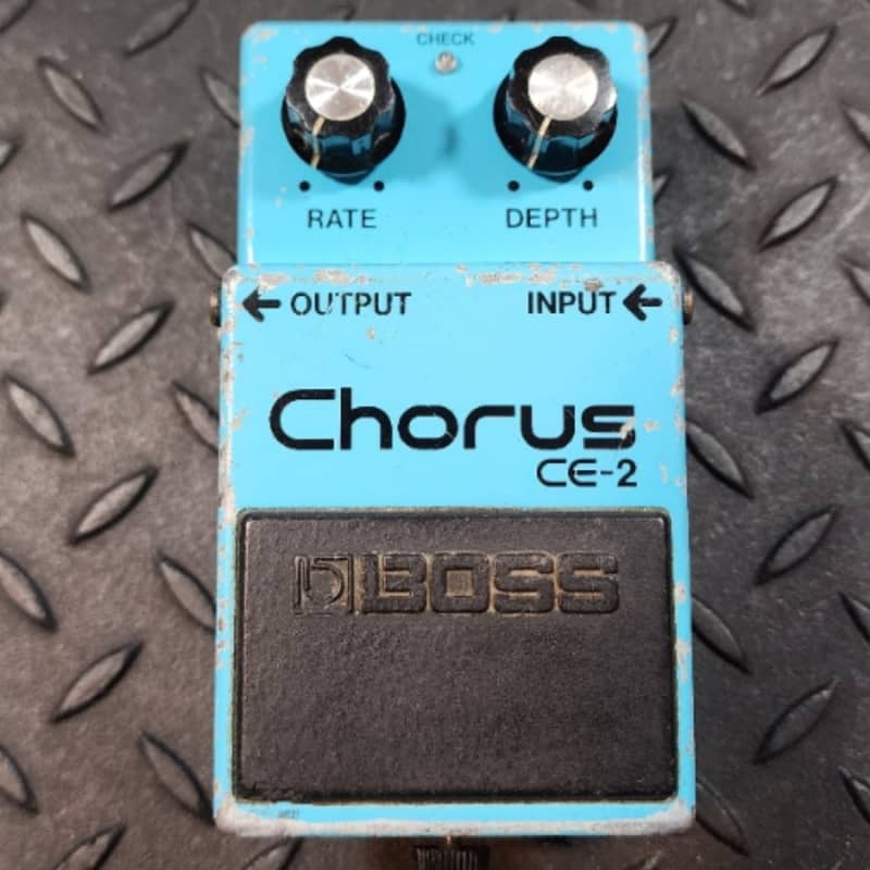 used 1980's Boss CE-2 Chorus MIJ Monte Allums Modded Blue - Effect Pedal