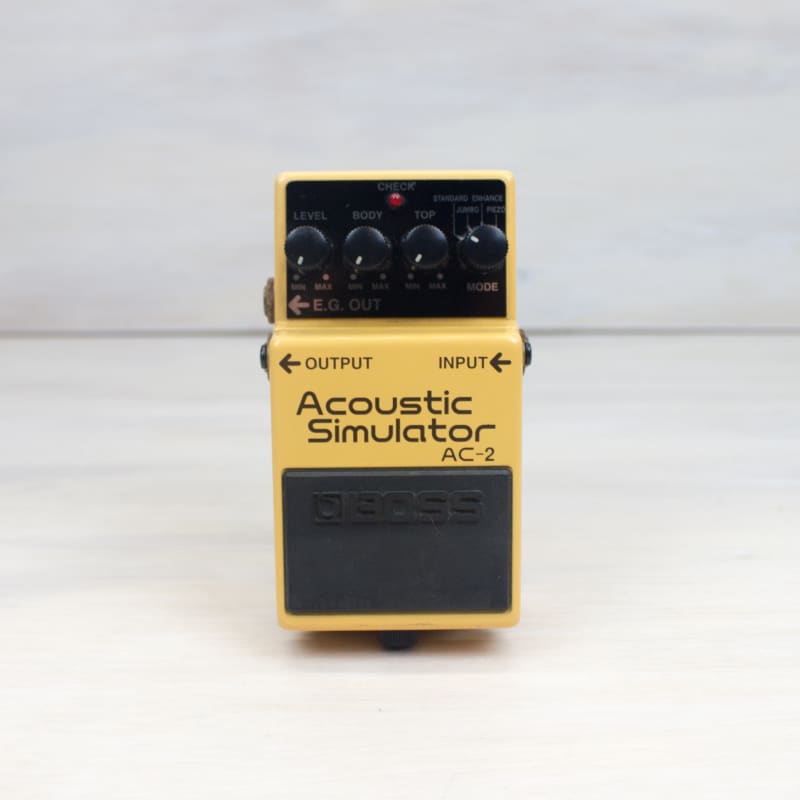 used 1997 - 2006 Boss AC-2 Acoustic Simulator (Silver Label) Yellow - Effect Pedal