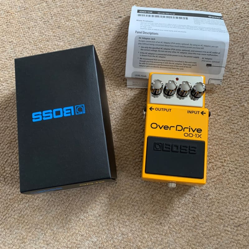 used Boss OD-1X Special Edition Premium Overdrive Pedal Special - Effect Pedal