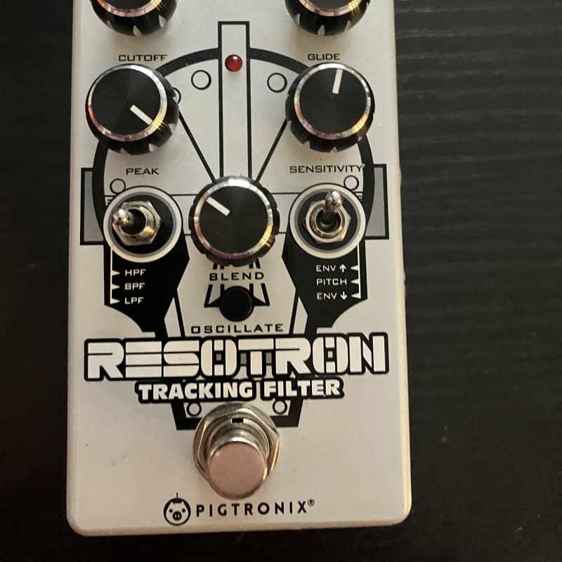 used 2019 Pigtronix Resotron Analog Tracking Filter Silver / Graphic - Effect Pedal