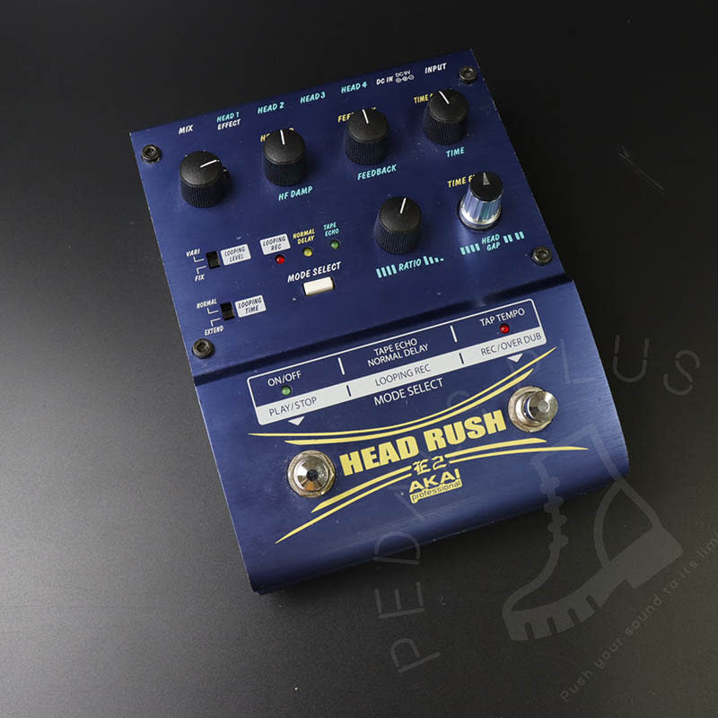 used 2010s Akai E2 Headrush Delay/Looper Blue - Effect Pedal