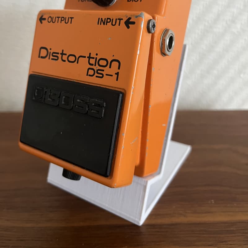 used 1978 - 1982 Boss DS-1 Distortion (Black Label, Long Dash) Orange - Effect Pedal