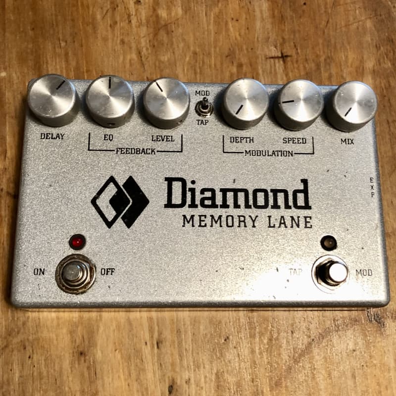 used 2000s Diamond Memory Lane V1 Silver - Effect Pedal