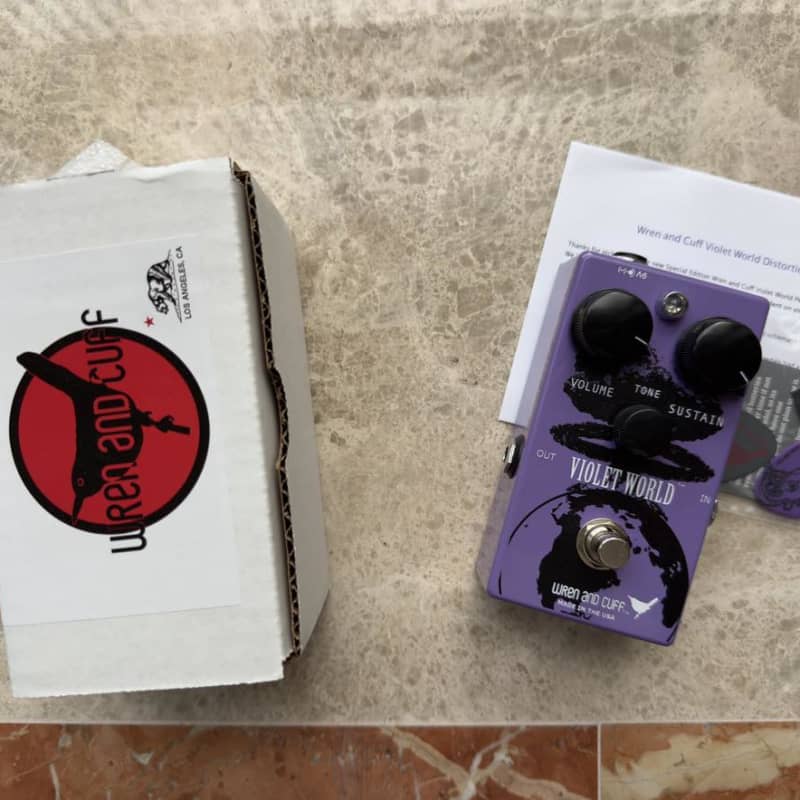 used 2010s Wren and Cuff Violet World Fuzz Violet - Effect Pedal