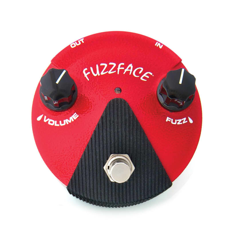 used 2014 - 2021 Dunlop FFM2 Germanium Fuzz Face Mini Red - Effect Pedal