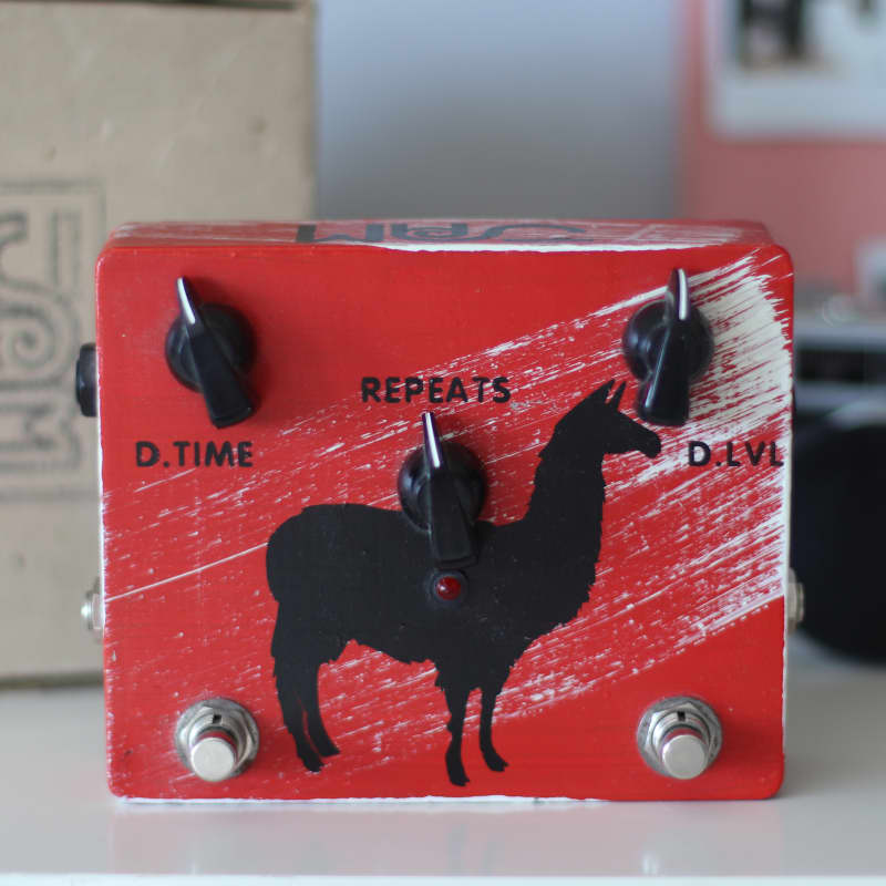 used 2010s JAM Pedals Delay Llama+ Hand Painted - Effect Pedal