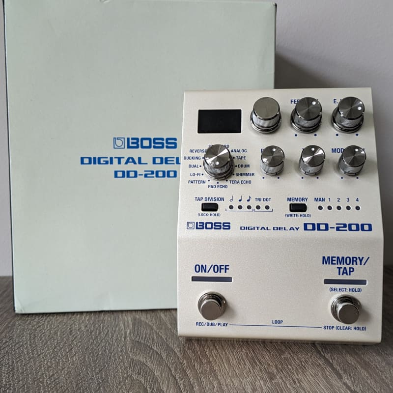 used 2019 - Present Boss DD-200 Digital Delay Silver - Effect Pedal