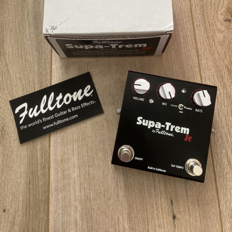 used 2000s Fulltone Supa-Trem Jr Black - Effect Pedal