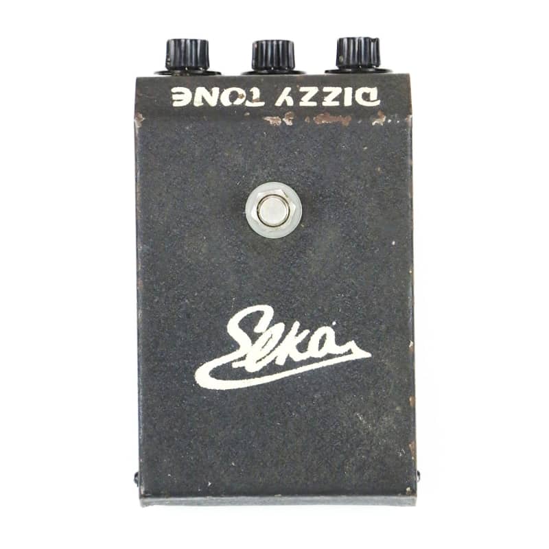 used 1967 Elka Dizzy Tone Gray Crinkle Coat - Effect Pedal