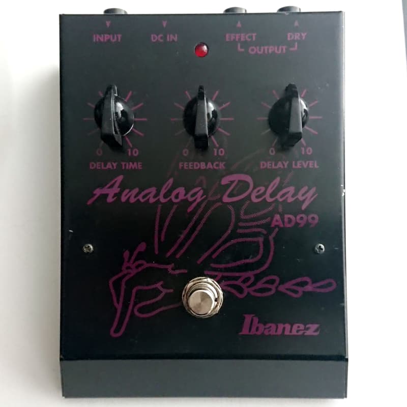 used 1990s Ibanez AD99 Analog Delay Black - Effect Pedal