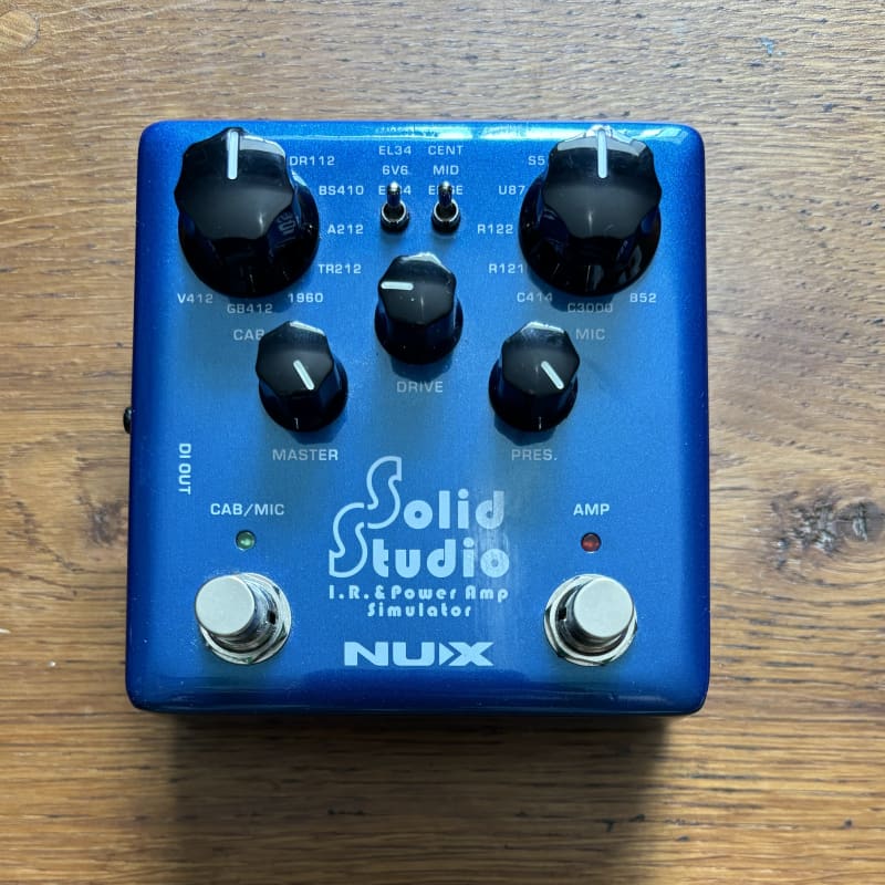 used 2020 NuX NSS-5 Solid Studio IR and Power Amp Simulator Blue - Effect Pedal