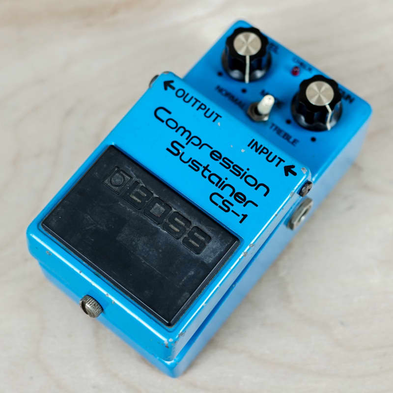 used 1980 Boss CS-1 Compression Sustainer (Black Label) Blue - Effect Pedal