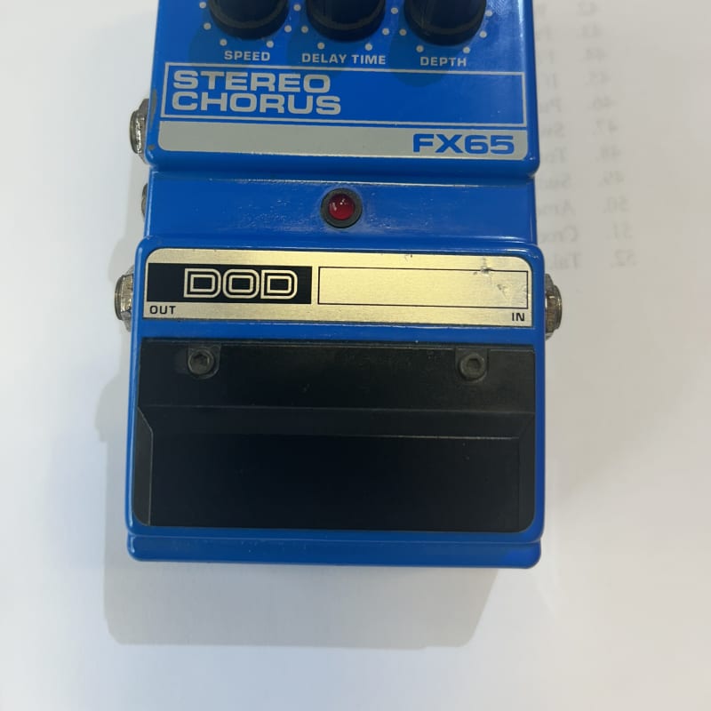 used 1990s DOD Stereo Chorus FX65 Blue - Effect Pedal