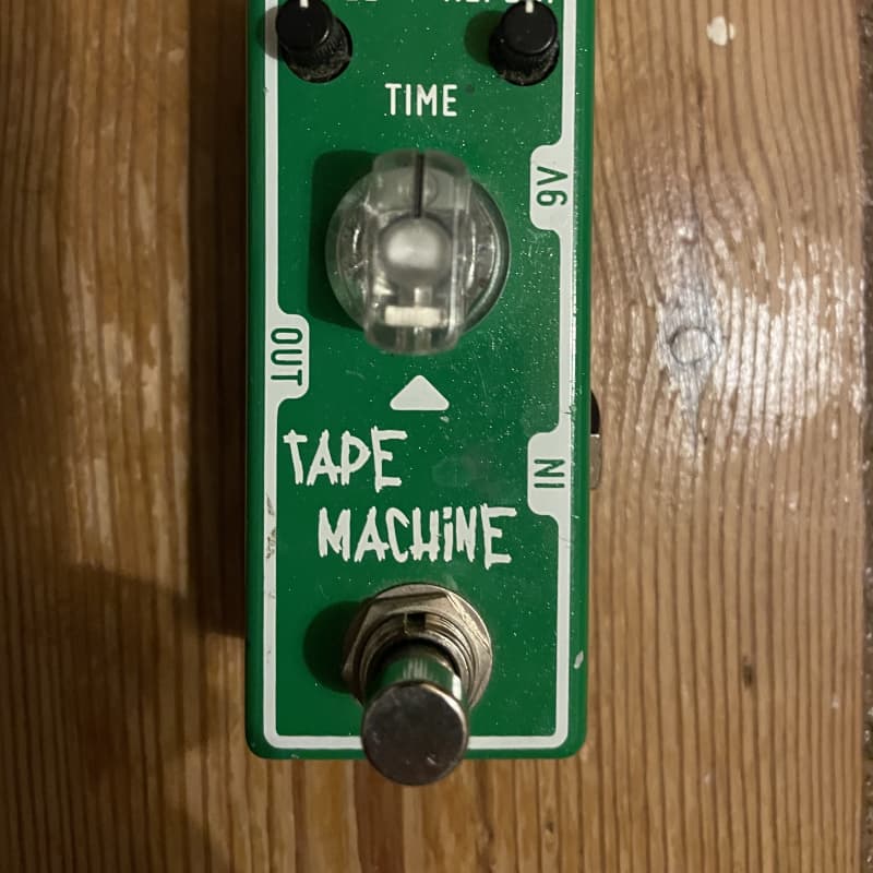 used 2010s Tone City Tape Machine Green - Effect Pedal