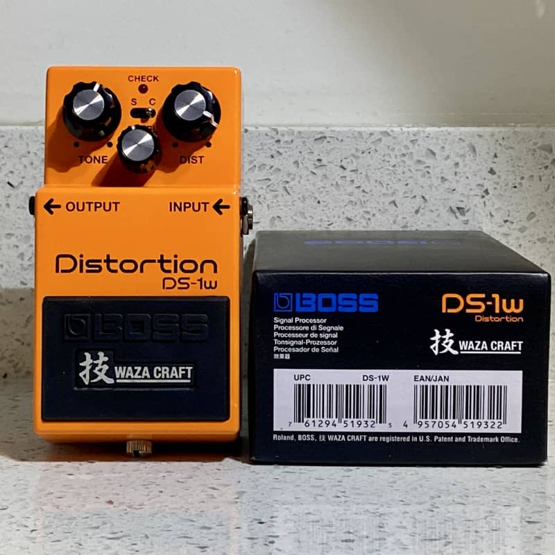 used ~2020 Boss DS-1W Distortion Waza Craft Orange - Effect Pedal